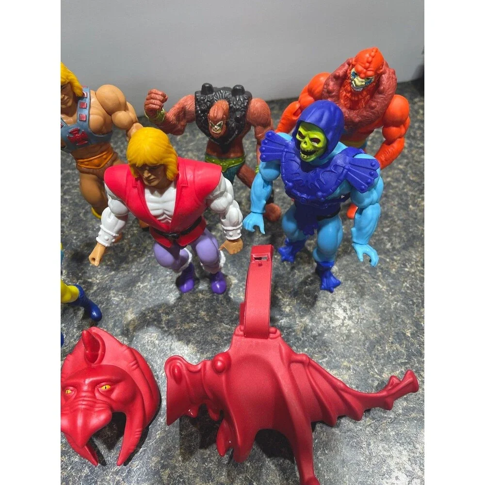 vintage he-man masters of the universe motu lot 7 Figures